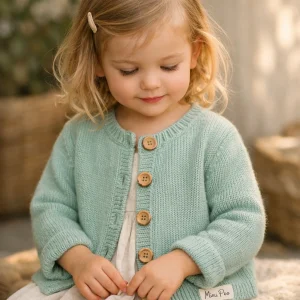 ژاکت بافتنی ظریف (Fine-Knit Cardigan) Mini poo